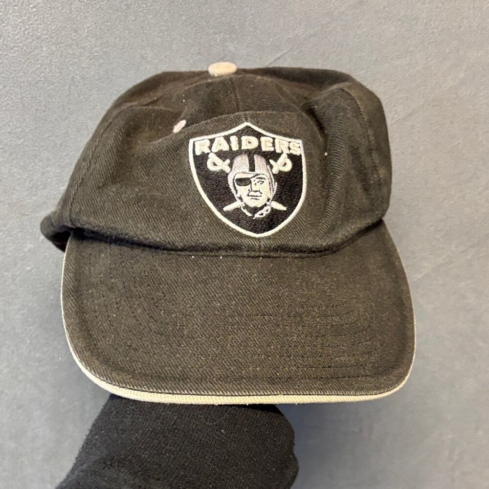 Vintage Twins Enterprise Vintage Black Raiders Cap Hat Oakland Las Vegas NFL